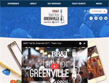 Tablet Screenshot of fallforgreenville.net